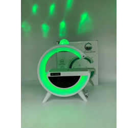 Ночник аккумуляторный G с часами KP-553 WHITE (24)