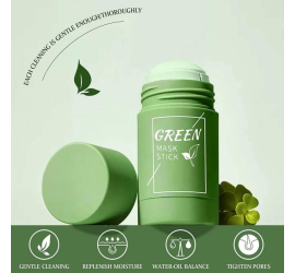 Маска для лица очищающая от черных точек с маслом зелёного чая Green Tea (480)