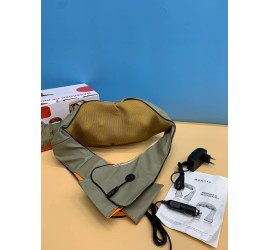 Массажер Воротник для шеи и плечей с петлями для рук Модель3 Massager Of Neck Kneading Серый (20)