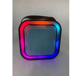 Караоке, мини колонка с двумя микрофонами system K12 BLUE (40)
