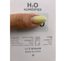 Увлажнитель воздуха ночник Вулкан Valcano humidifier WHITE (60)
