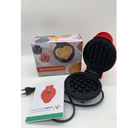 Мини вафельница в форме сердца Mini Waffle Maker (32)
