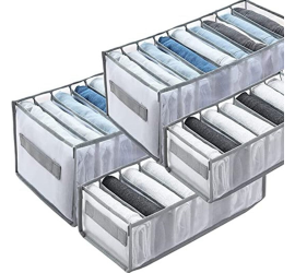 Моющийся органайзер для хранения одежды в гардеробе Box For Clothes 4 шт. (300)