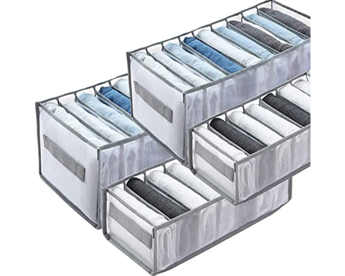 Моющийся органайзер для хранения одежды в гардеробе Box For Clothes 4 шт. (300)