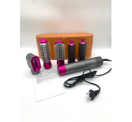 Фен стайлер для волос Hair Styler 5in1 с кожаным чехлом (20)