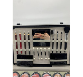 Набор для макияжа в кейсе MISSYOUNG MC1156 Makeup set SILVER (12)