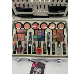 Набор для макияжа в кейсе MISSYOUNG MC1156 Makeup set SILVER (12)
