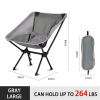 Туристический легкий складной стул Chair For Outdoor Grey (12)