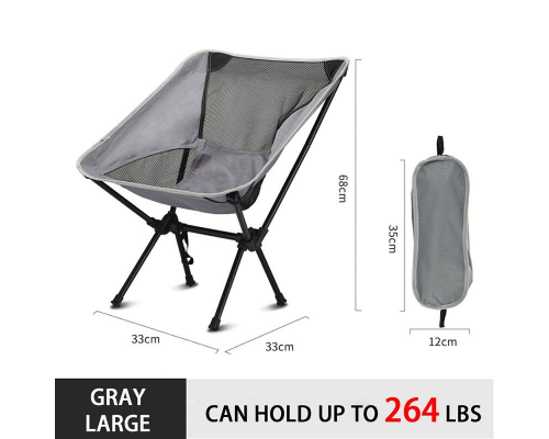 Туристический легкий складной стул Chair For Outdoor Grey (12)
