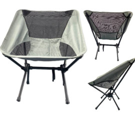 Туристический легкий складной стул Chair For Outdoor Grey (12)