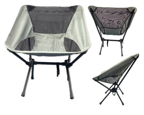 Туристический легкий складной стул Chair For Outdoor Grey (12)
