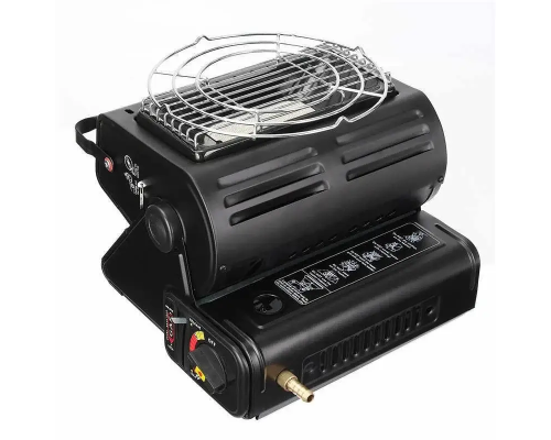 Обогреватель-плита газовая Gas stove 2in1 heater с керамическим нагревателем (4)