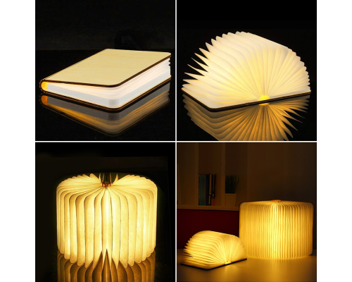 Настольная лампа-книга Foldable Book Lamp 12*9 (120)