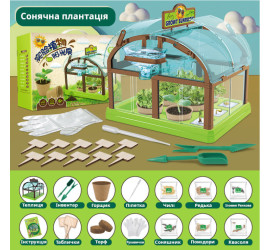 Набор для опытов Домашняя теплица Home made plant GREEN (10)