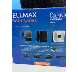 Набор посуды Bellmax Cookware Set BM-132 RED (4)