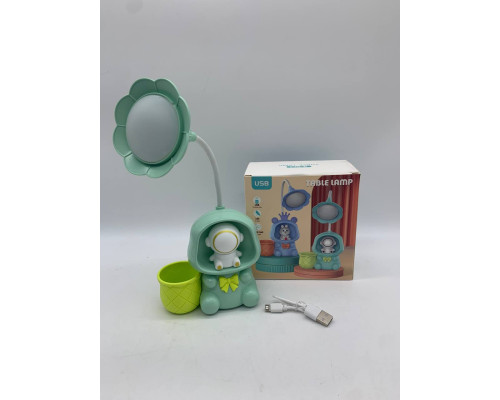 Детская настольная аккумуляторная LED лампа 3in1 Rabbit GREEN (120)