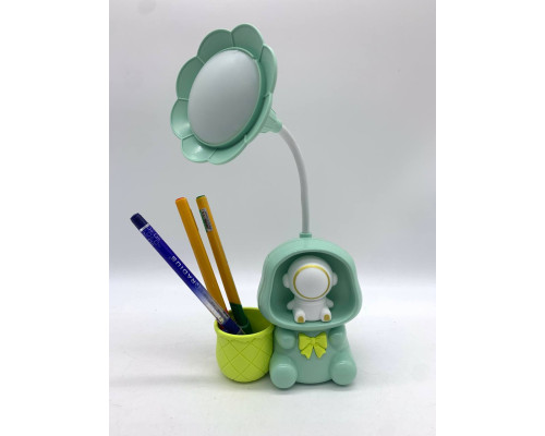 Детская настольная аккумуляторная LED лампа 3in1 Rabbit GREEN (120)