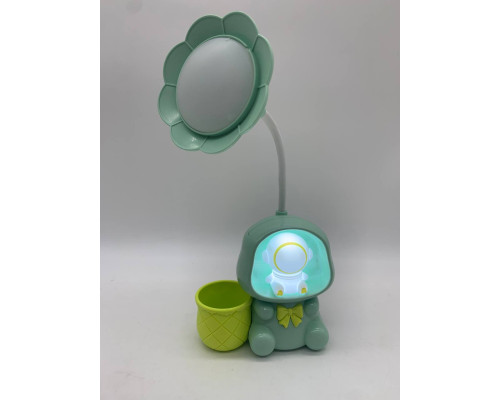 Детская настольная аккумуляторная LED лампа 3in1 Rabbit GREEN (120)