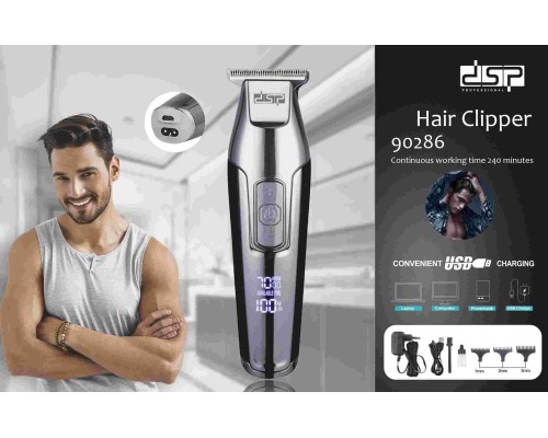 Машинка для стрижки, триммер для волос Hair clipper set DSP 90286 (40)