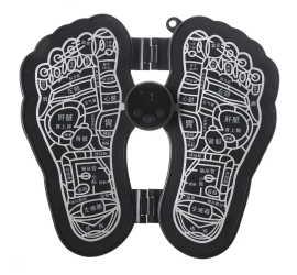 Электрический массажный коврик для ступней EMS Foot Massager NEW BLACK (100)
