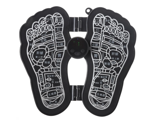 Электрический массажный коврик для ступней EMS Foot Massager NEW BLACK (100)