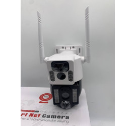 Поворотная погодозащитная 4G камера Модель4 V380 Pro V3.1 2 линзы 8 MP с солнечной панелью (12)