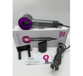 Фен стайлер для волос Super hair dryer 1 насадка + держатель BLUE (20)