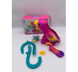 Трек мини попугай Parrot happy hour с музыкой PINK (84)