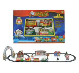 Игровой рождественский поезд Christmas classic train (72)