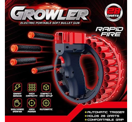 Игрушечное оружие браслет-пулемет аккумуляторный Growler на 28 зарядов (36)