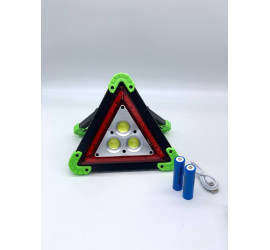 Многофункциональный прожектор аккумуляторный LED 30W LL-303 знак аварийный (48)