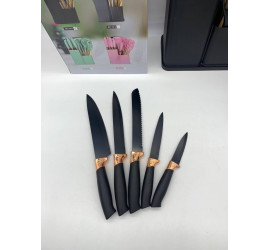 Силиконовый кухонный набор принадлежностей Kitchen stuff 19 предметов BLACK (12)