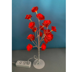 Светодиодный светильник красная Роза Flower desktop lamp (50)