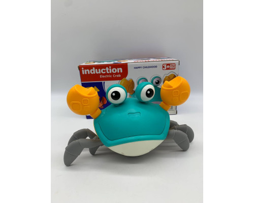 Интерактивная игрушка Краб Induction electric crab BLUE (60)