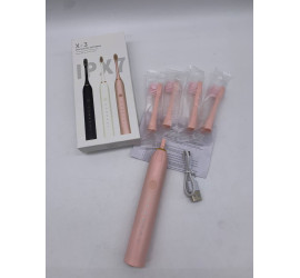 Электрическая зубная щетка X3 USB Sonic Toothbrush, 4 насадки, 6 режимов PINK (200)
