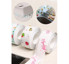 Водонепроницаемая клейкая лента для ванной, кухни, душа Waterproof Tape с рисунком (100)