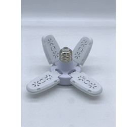 Лампочка складная светодиодная 4 лопасти E27 KK-202 Mini fan blade bulb (100)