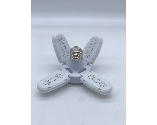 Лампочка складная светодиодная 4 лопасти E27 KK-202 Mini fan blade bulb (100)