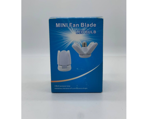 Лампочка складная светодиодная 4 лопасти E27 KK-202 Mini fan blade bulb (100)