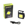 Фонарик брелок LED COB аккумуляторный ,мультитул с карабином и магнитом 500 mAh (480)