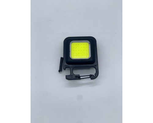 Фонарик брелок LED COB аккумуляторный ,мультитул с карабином и магнитом 500 mAh (480)
