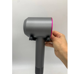 Фен стайлер для волос 5в1 Super hair dryer Fan с держателем на стену Розовый (20)