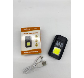Зажигалка с фонариком Cob lamp cigarette lighter LV-6002 type-c (480)