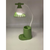Настольная LED-лампа, Powebank 1200mAh, DESKTOP LAMP, с держателем телефона GREEN (60)