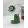 Настольная LED-лампа, Powebank 1200mAh, DESKTOP LAMP, с держателем телефона GREEN (60)
