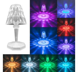 Настольная лампа ночник RGB Crystal Lamp Diamond (40)