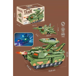 Игрушка трансформер Танк-самолет TANK 2в1 Box Зеленый (72)