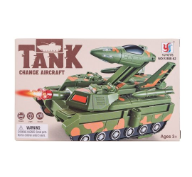 Игрушка трансформер Танк-самолет TANK 2в1 Box Зеленый (72)