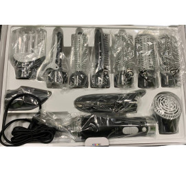 Фен - Стайлер для волос 10 в1 Hair Styler 87010 Чёрный (10)
