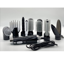 Фен - Стайлер для волос 10 в1 Hair Styler 87010 Чёрный (10)